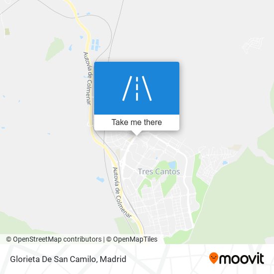 mapa Glorieta De San Camilo