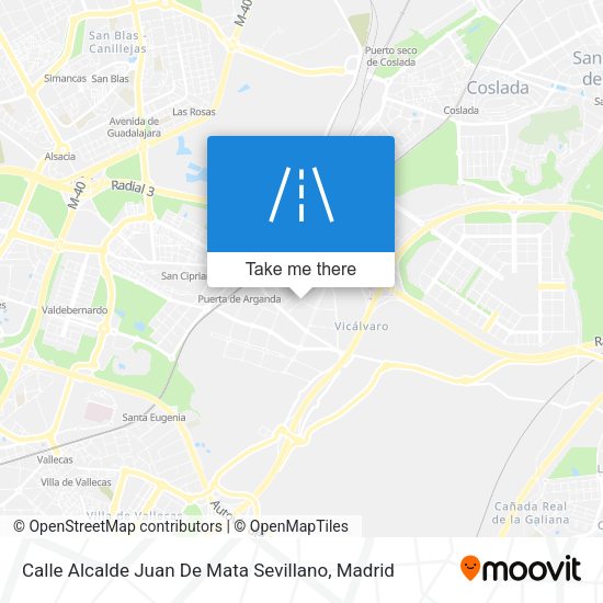 Calle Alcalde Juan De Mata Sevillano map