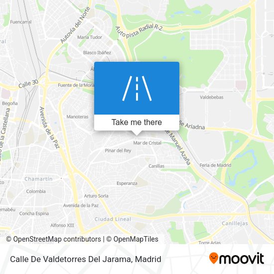 Calle De Valdetorres Del Jarama map