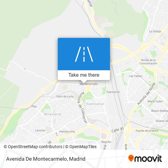 Avenida De Montecarmelo map