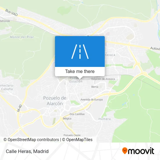 mapa Calle Heras