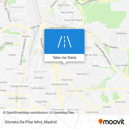 Glorieta De Pilar Miró map