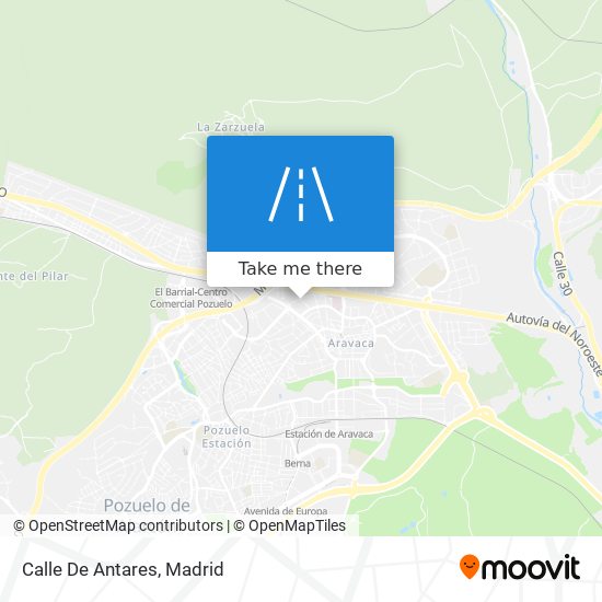 Calle De Antares map