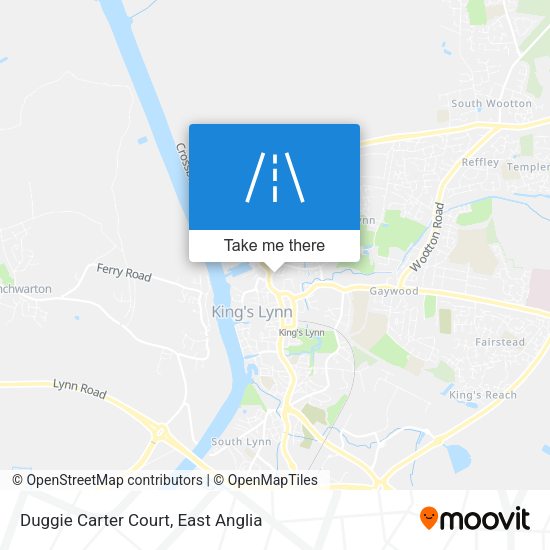 Duggie Carter Court map