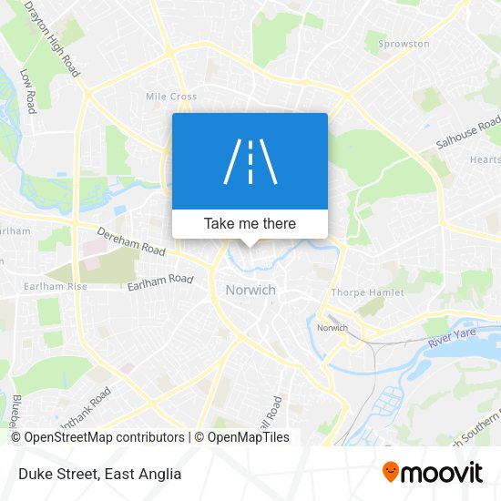 Duke Street map