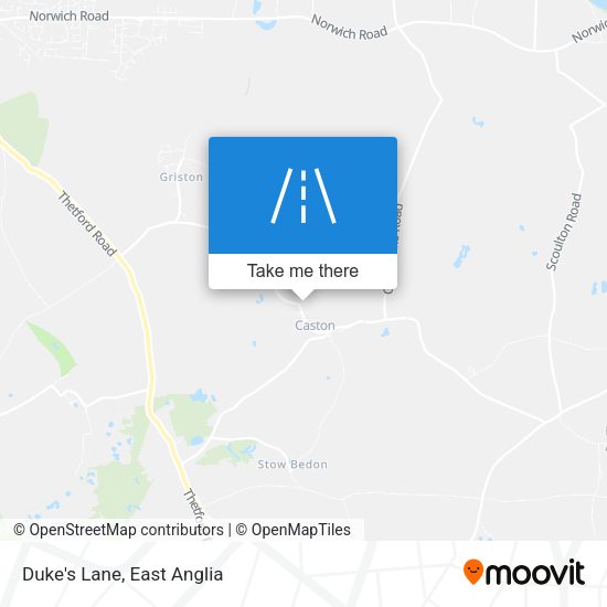 Duke's Lane map