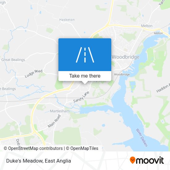 Duke's Meadow map