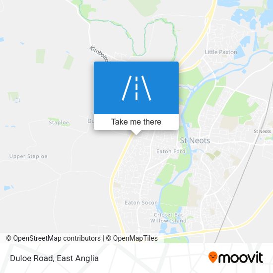 Duloe Road map
