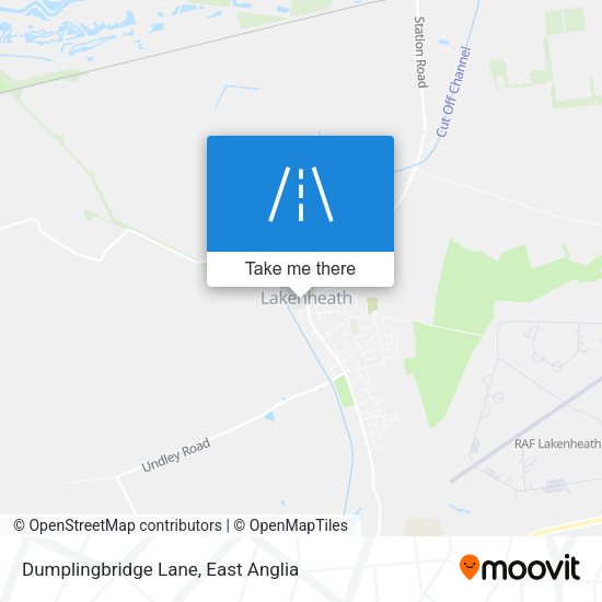Dumplingbridge Lane map