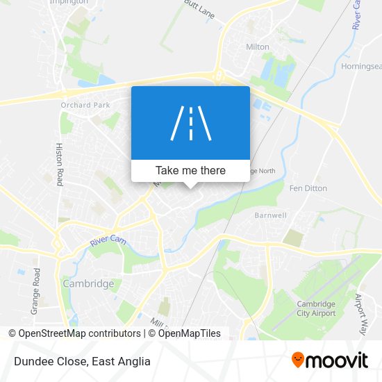 Dundee Close map
