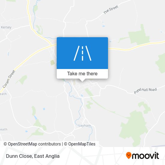 Dunn Close map