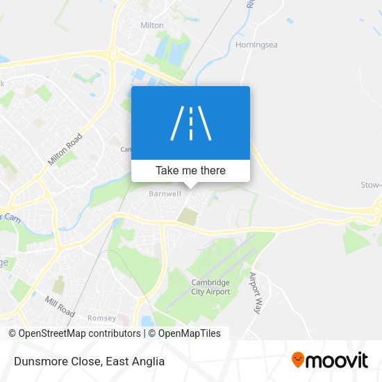 Dunsmore Close map