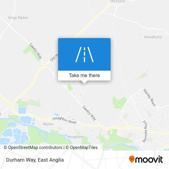 Durham Way map