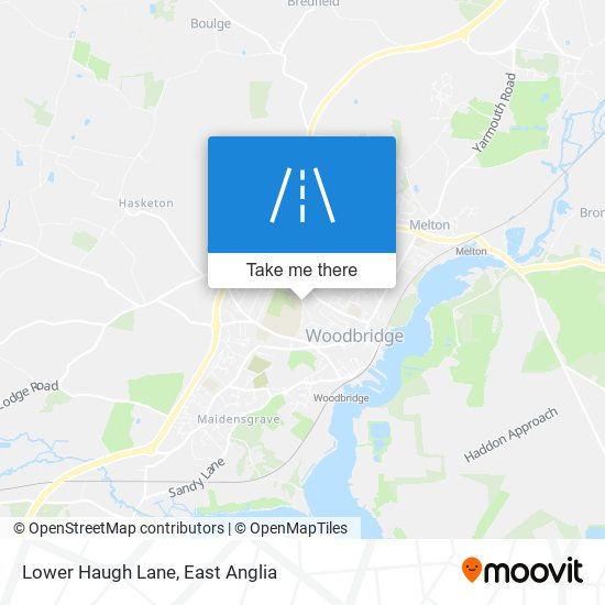 Lower Haugh Lane map