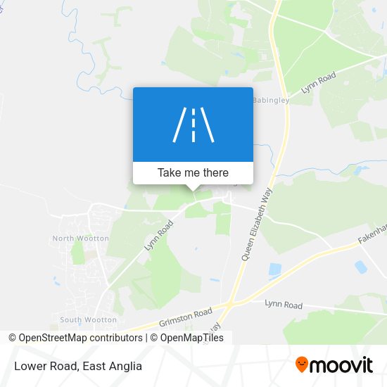 Lower Road map