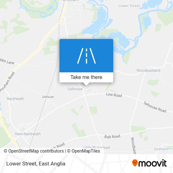 Lower Street map