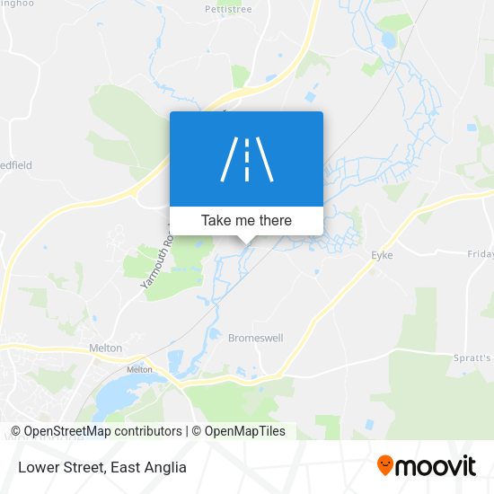 Lower Street map
