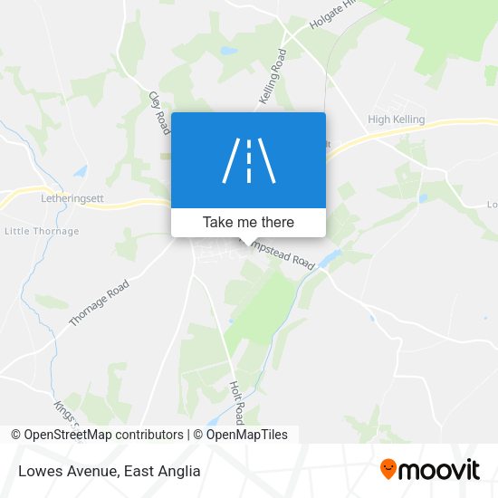 Lowes Avenue map