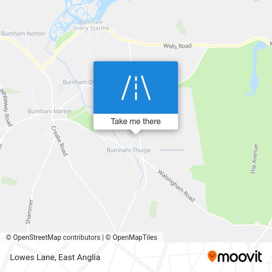Lowes Lane map