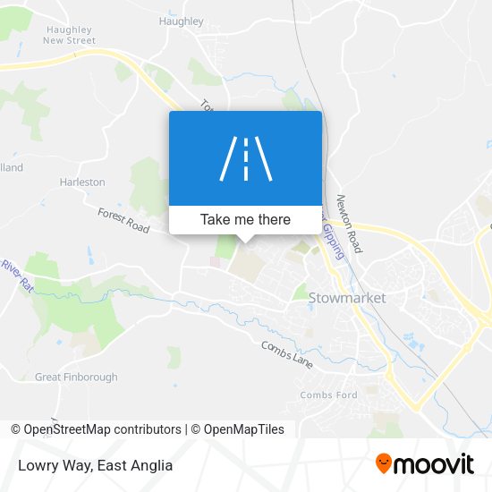 Lowry Way map