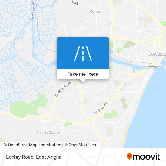 Loxley Road map
