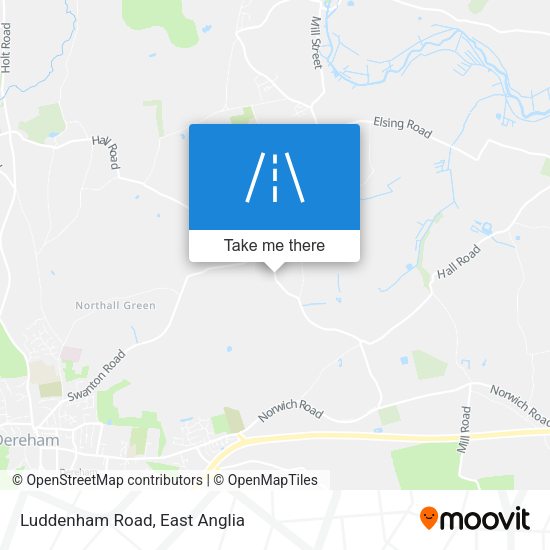 Luddenham Road map