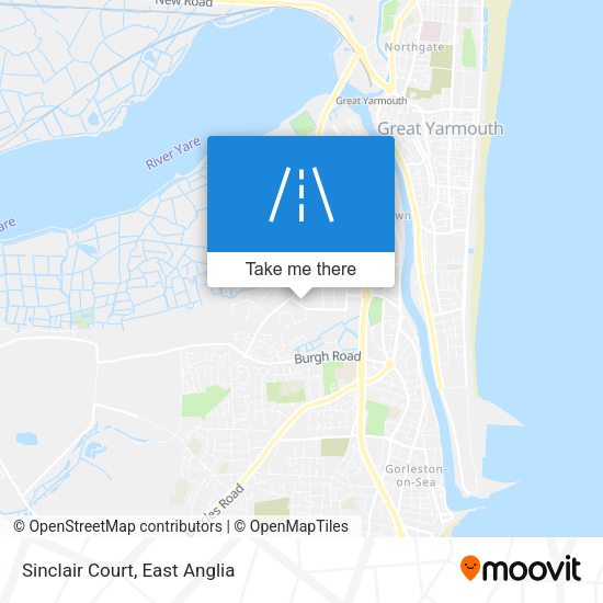 Sinclair Court map