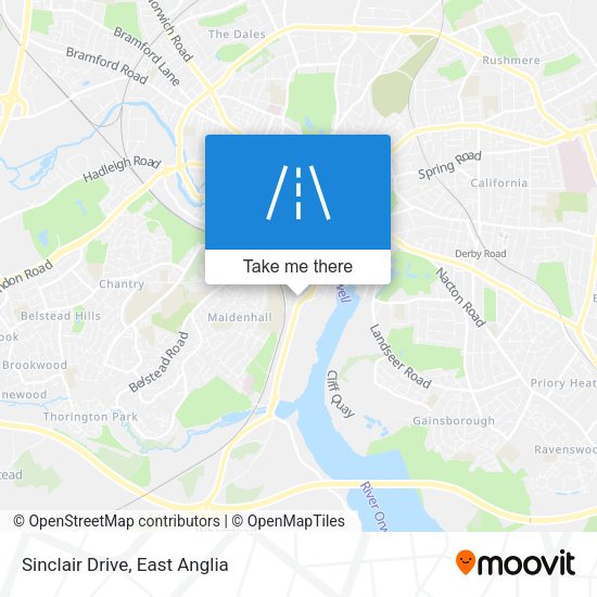 Sinclair Drive map