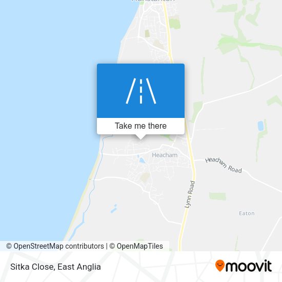 Sitka Close map