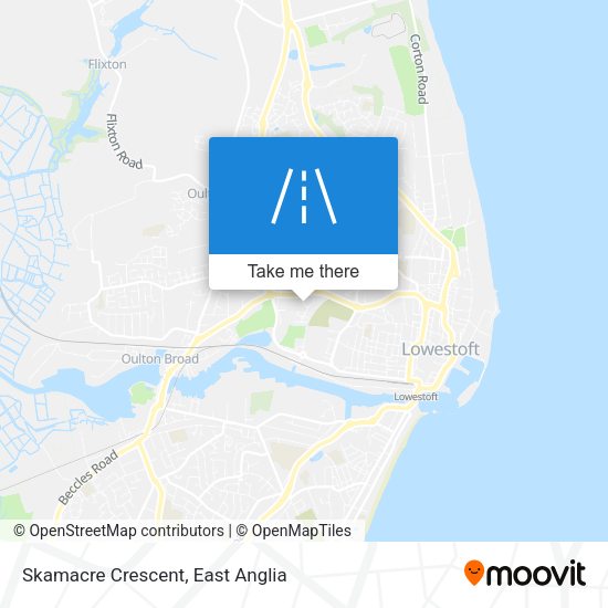 Skamacre Crescent map