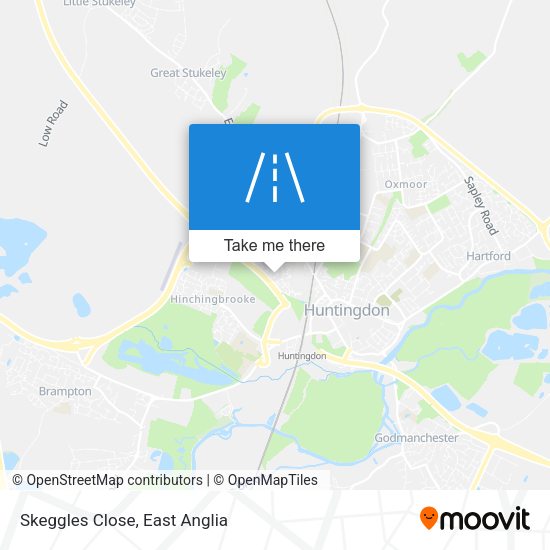 Skeggles Close map