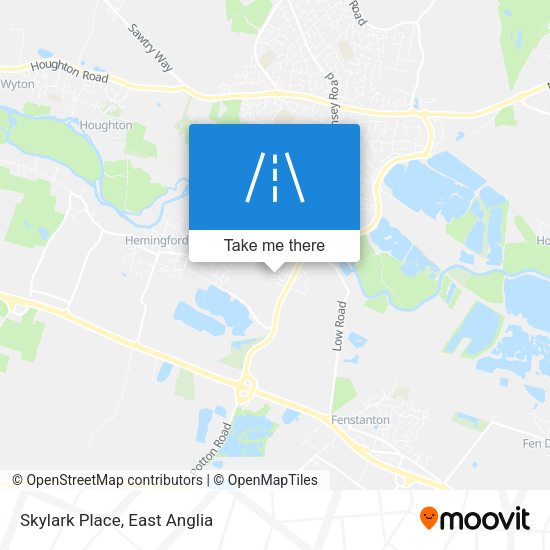 Skylark Place map