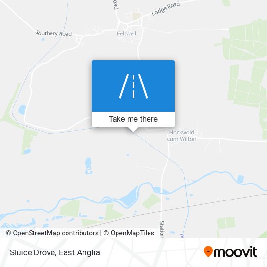 Sluice Drove map