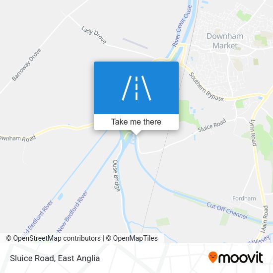 Sluice Road map
