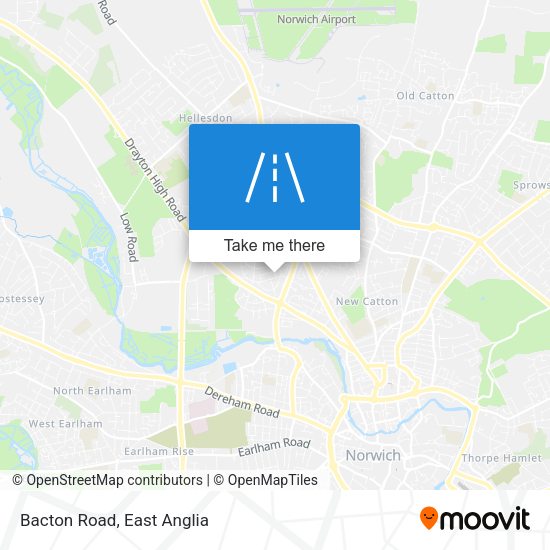 Bacton Road map