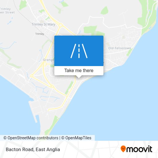 Bacton Road map