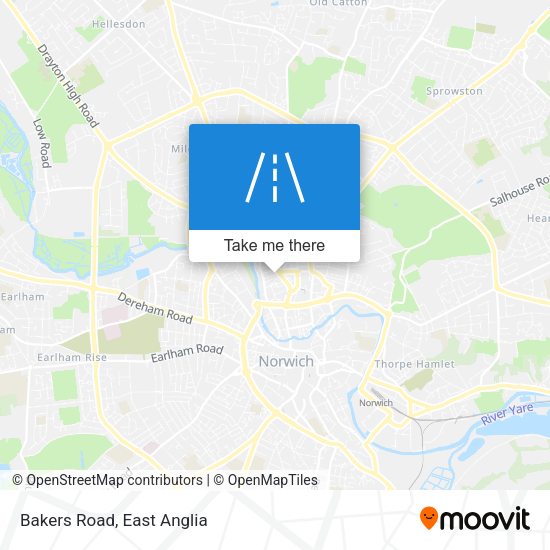 Bakers Road map
