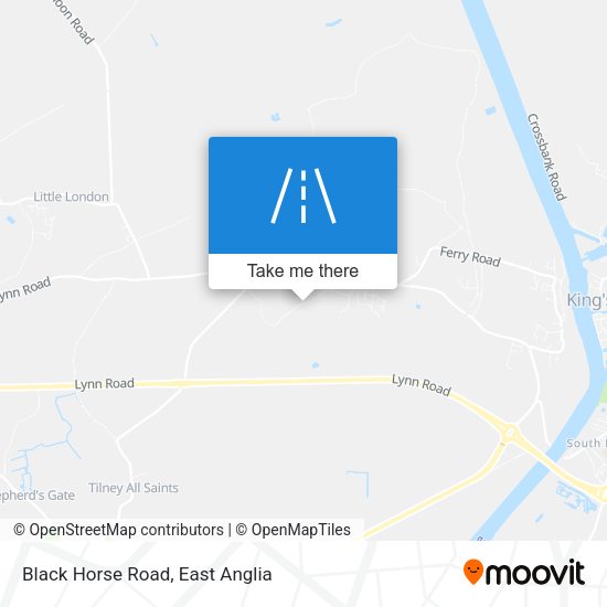 Black Horse Road map