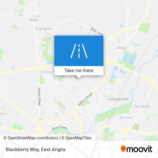 Blackberry Way map
