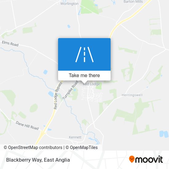 Blackberry Way map