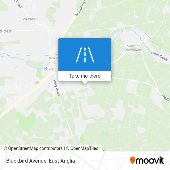 Blackbird Avenue map