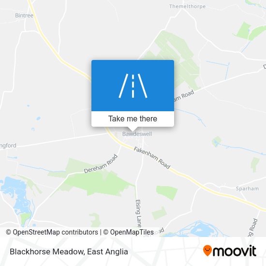Blackhorse Meadow map