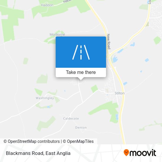 Blackmans Road map