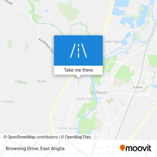 Browning Drive map
