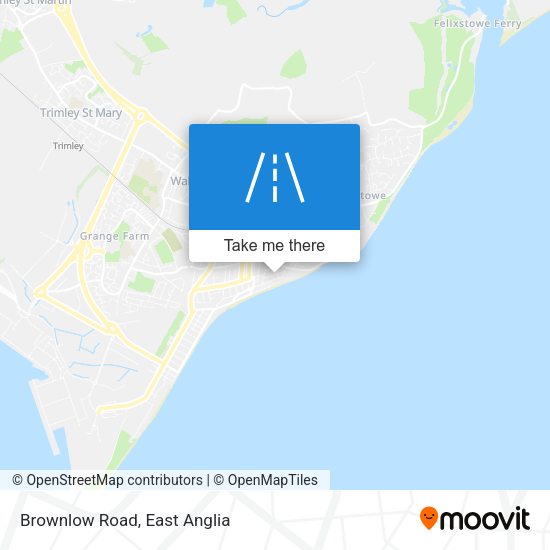 Brownlow Road map
