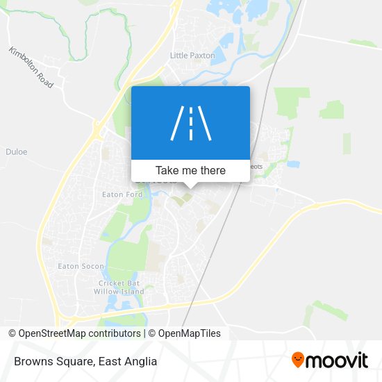 Browns Square map