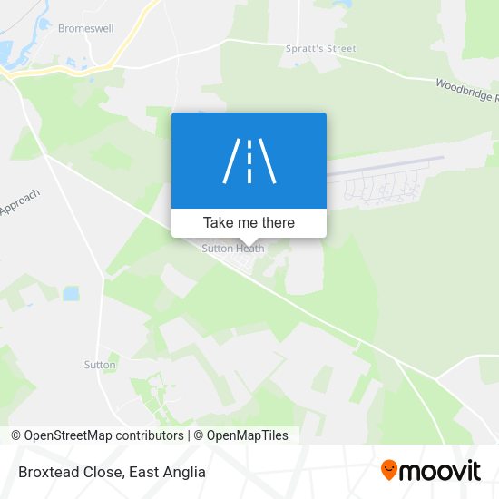 Broxtead Close map