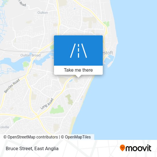 Bruce Street map