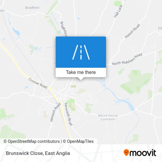 Brunswick Close map