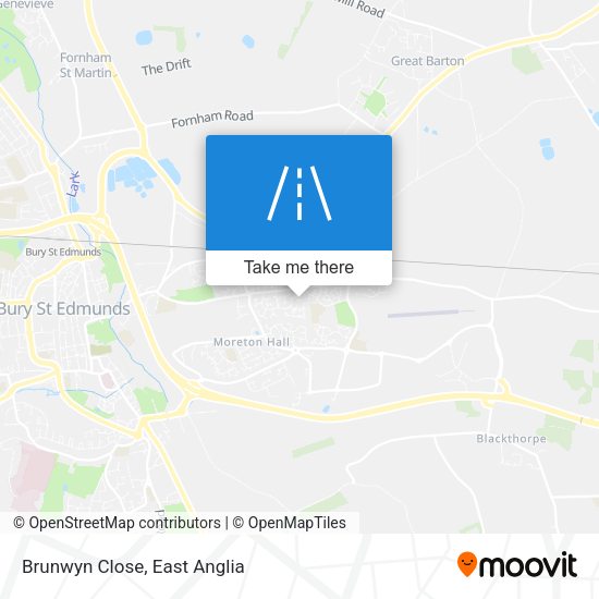 Brunwyn Close map